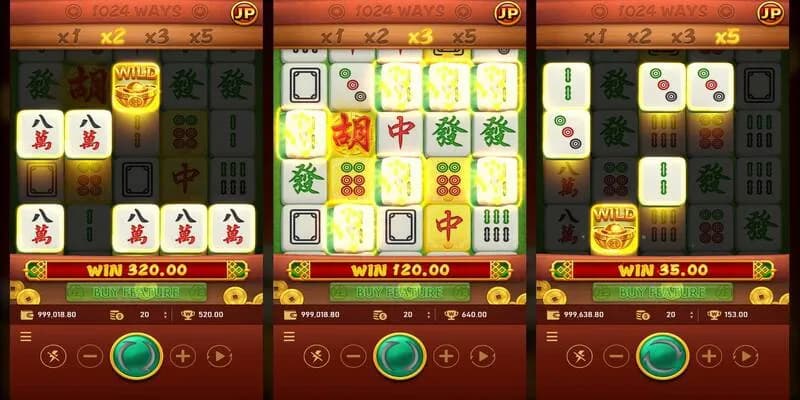 Vòng quay miễn phí trong game nổ hũ Đường Mạt Chược